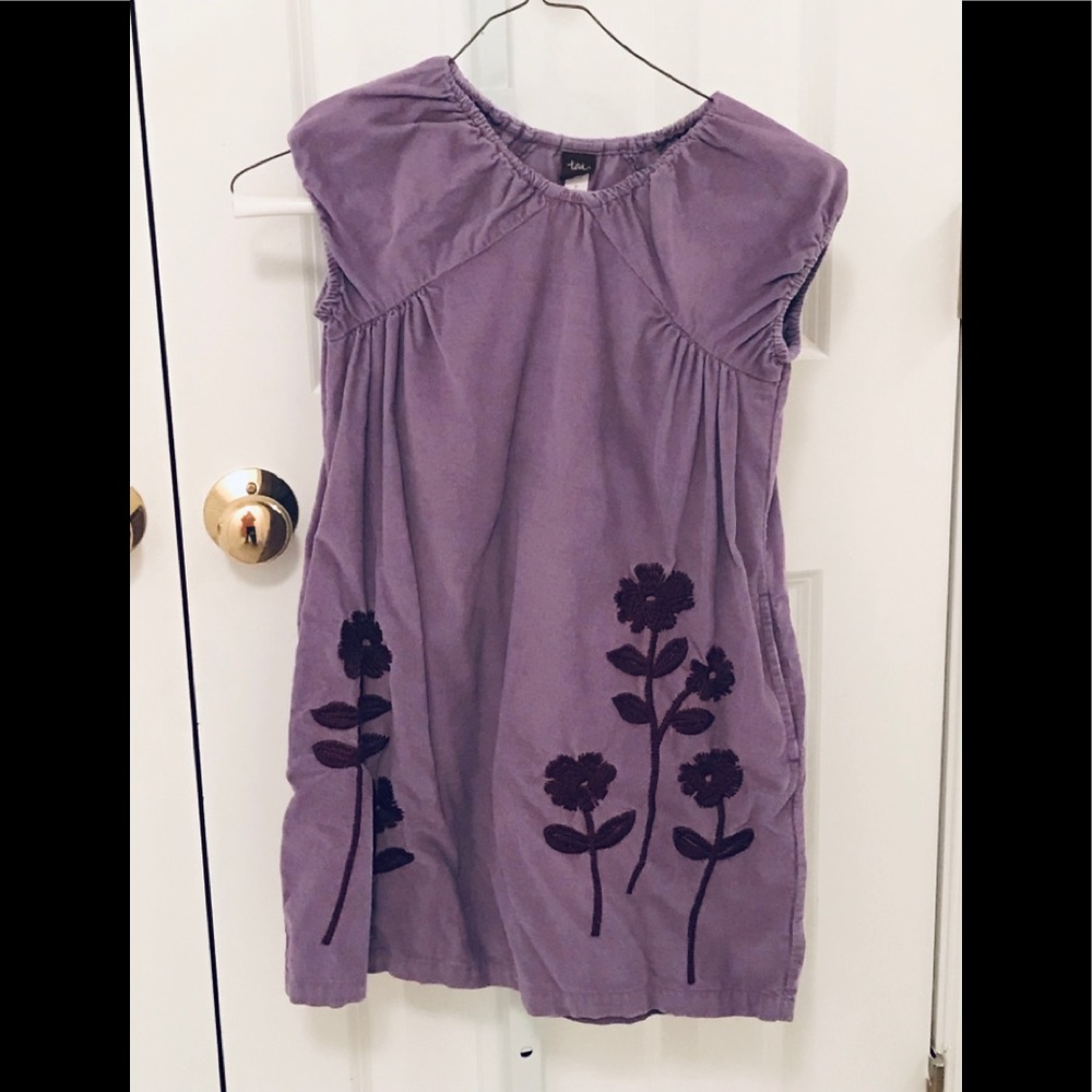 Tea Collection Corduroy Dress, Size 7 Girls